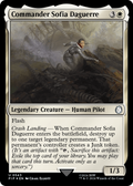 Commander Sofia Daguerre (Surge Foil) (PIP-543) - Fallout Foil