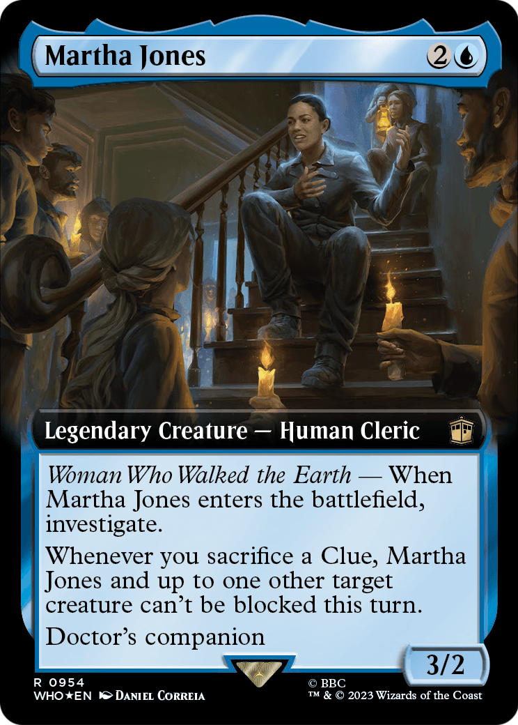 Martha Jones (Extended Art) (Surge Foil) (WHO-954) - Doctor Who: (Extended Art) Foil
