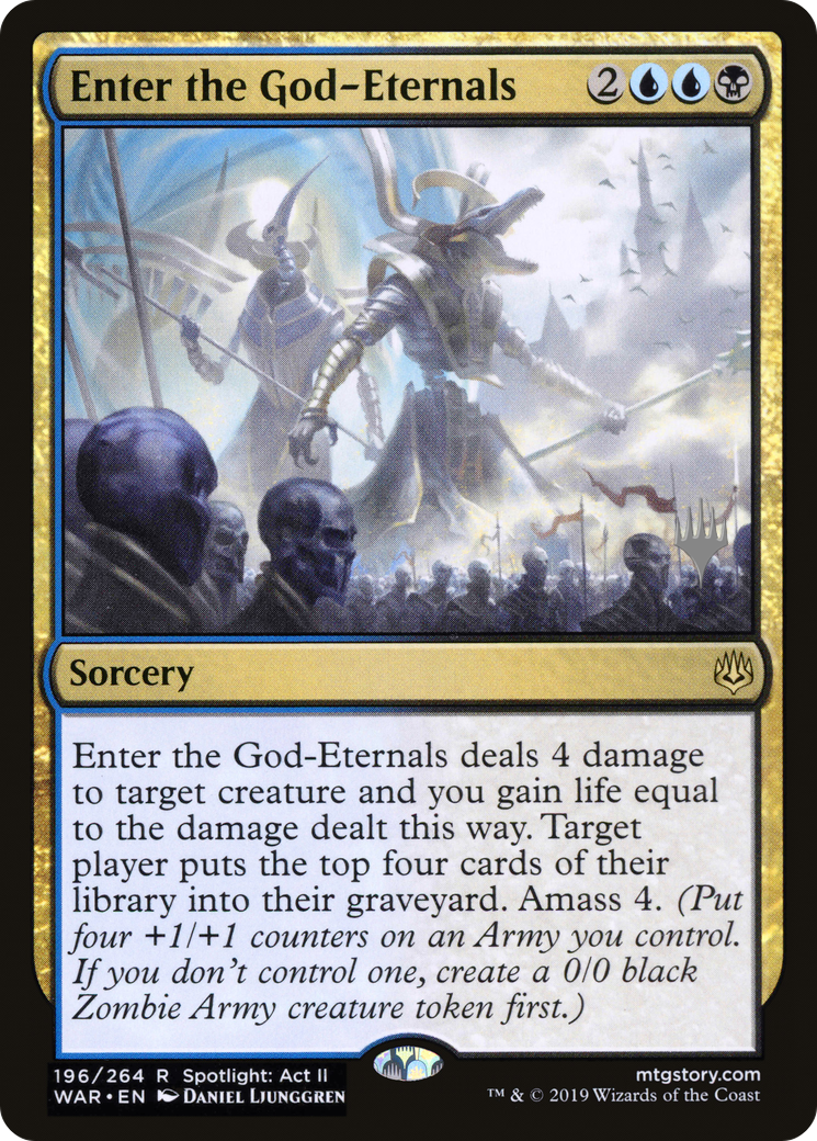 Enter the God-Eternals (PPELD-196) - War of the Spark Promos