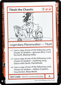 Tibalt the Chaotic (CMB1-) - Mystery Booster Playtest Cards 2019