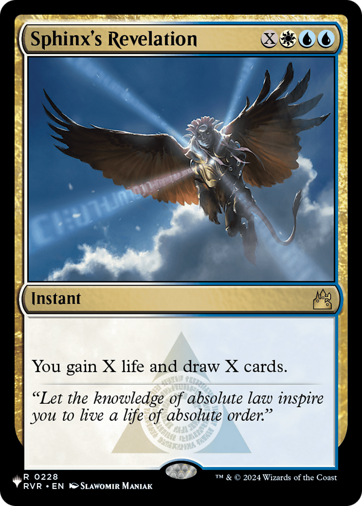 Sphinx's Revelation (LIST-RVR-228) - The List Reprints