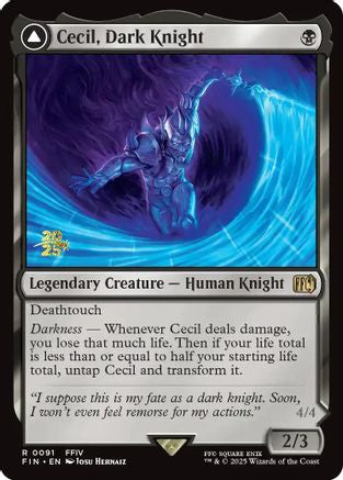 Cecil, Dark Knight (PRE-091) - Prerelease Cards Foil