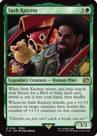 Sazh Katzroy (PRE-199) - Prerelease Cards Foil