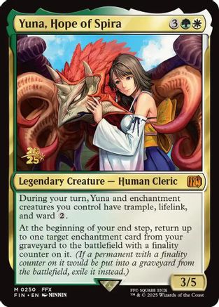 Yuna, Hope of Spira (PRE-250) - Prerelease Cards Foil