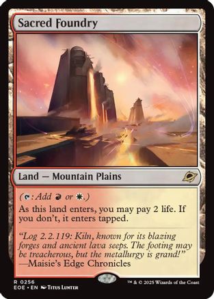 Sacred Foundry (EOE-256) - Edge of Eternities