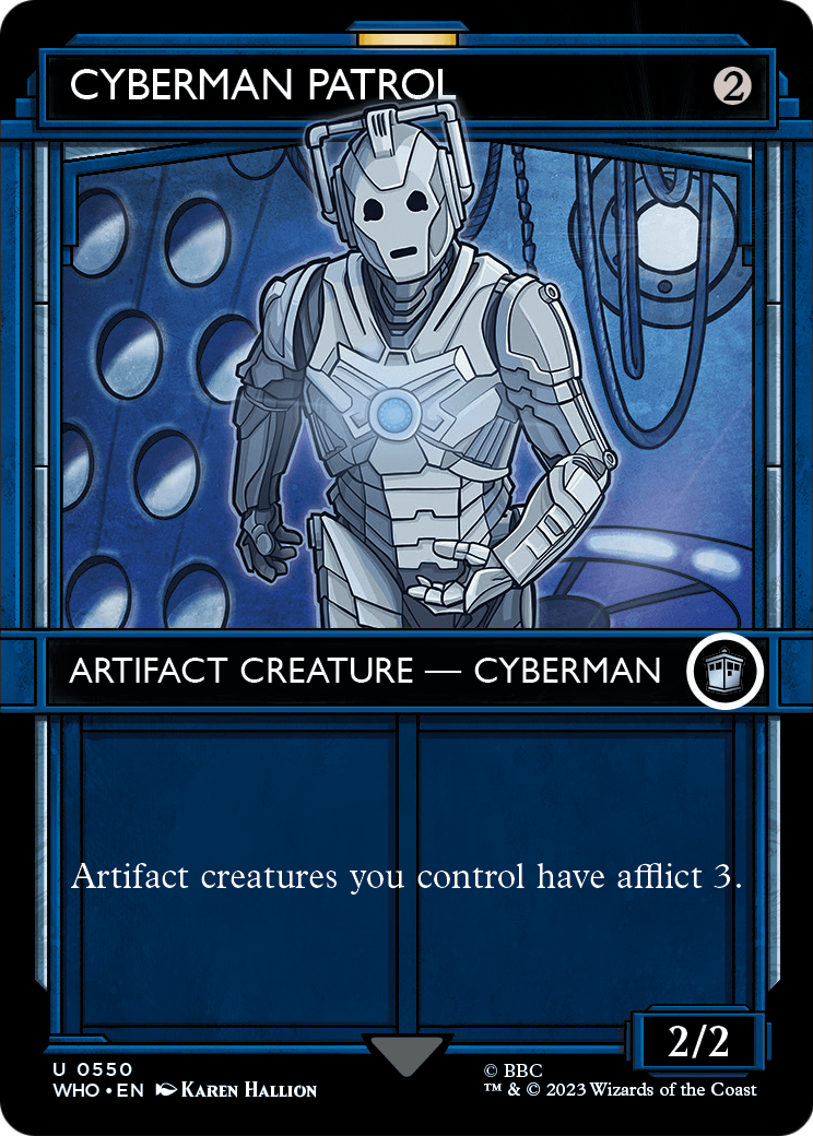 Cyberman Patrol (Showcase) (WHO-550) - Doctor Who: (Showcase) (Borderless)