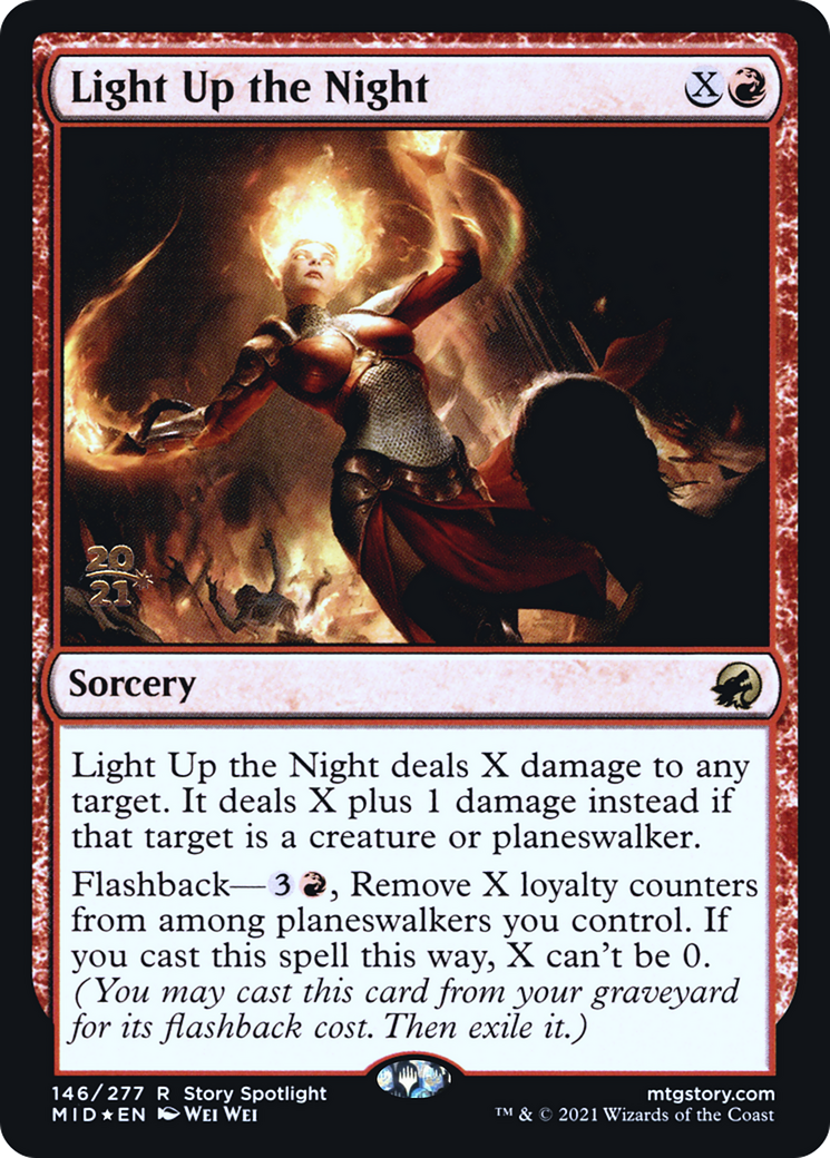 Light Up the Night (PRE-146S) - Innistrad: Midnight Hunt Promos Foil