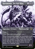 Karumonix, the Rat King (Showcase) (ONE-307) - Phyrexia: All Will Be One: (Showcase) (Borderless) Foil
