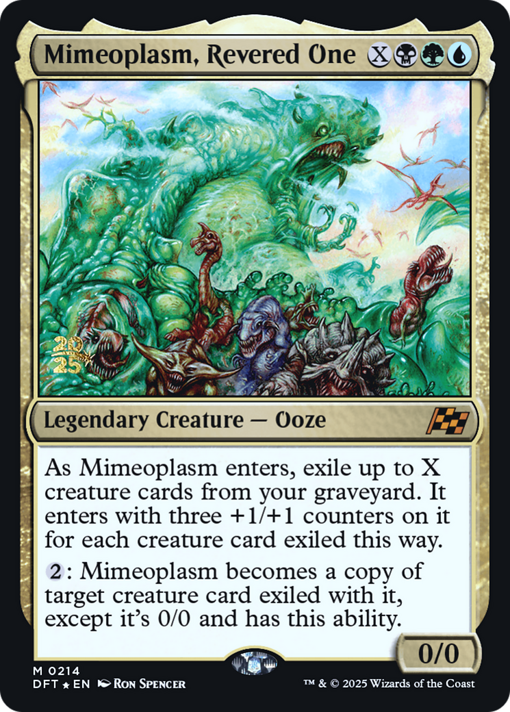 Mimeoplasm, Revered One (PRE-214) - Prerelease Cards Foil