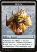 Emblem - Daretti, Scrap Savant (CM2-018) - Commander Anthology Volume II Tokens