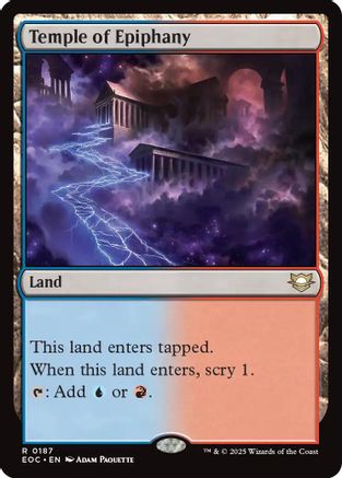 Temple of Epiphany (EOC-187) - Commander: Edge of Eternities