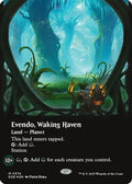Evendo, Waking Haven (Borderless) (Galaxy Foil) (EOE-374) - Edge of Eternities Foil