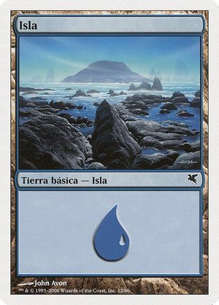 Island (Spanish) - "Isla" (H12) (PSAL-H12) - Magic Encyclopedia 2005 (Salvat/Hachette)