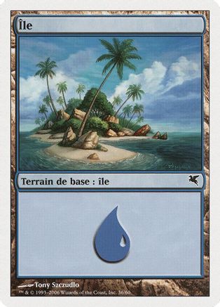 Island (French) - "Ile" (H36) (PSAL-H36) - Magic Encyclopedia 2005 (Salvat/Hachette)