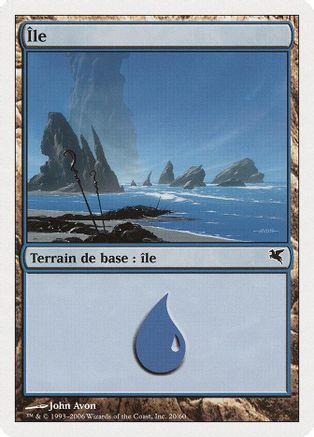 Island (French) - "Ile" (H20) (PSAL-H20) - Magic Encyclopedia 2005 (Salvat/Hachette)
