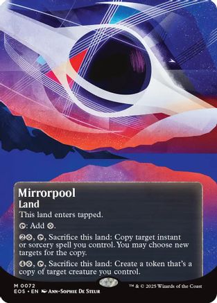 Mirrorpool (0072) (Borderless) (EOS-072) - Edge of Eternities: Stellar Sights Foil
