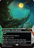 Stirring Wildwood (0129) (Borderless) (Galaxy Foil) (EOS-129) - Edge of Eternities: Stellar Sights Foil