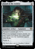 Sword of the Animist (CMM-413) - Commander Masters Foil