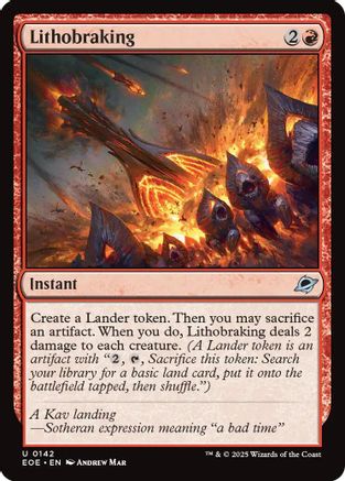Lithobraking (EOE-142) - Edge of Eternities Foil