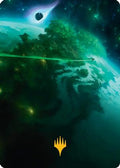 Evendo, Waking Haven Art Card (Gold-Stamped Planeswalker Symbol) (AAEOE-030) - Art Series: Edge of Eternities