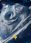 Uthros, Titanic Godcore Art Card (Gold-Stamped Planeswalker Symbol) (AAEOE-034) - Art Series: Edge of Eternities
