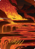 Blast Zone Art Card (Gold-Stamped Signature) (AAEOE-048) - Art Series: Edge of Eternities