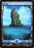 Island - Full Art (2) (JDG-02★) - Judge Gift Cards 2014 Foil