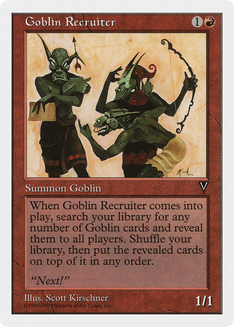 Goblin Recruiter (ATH-014) - Anthologies