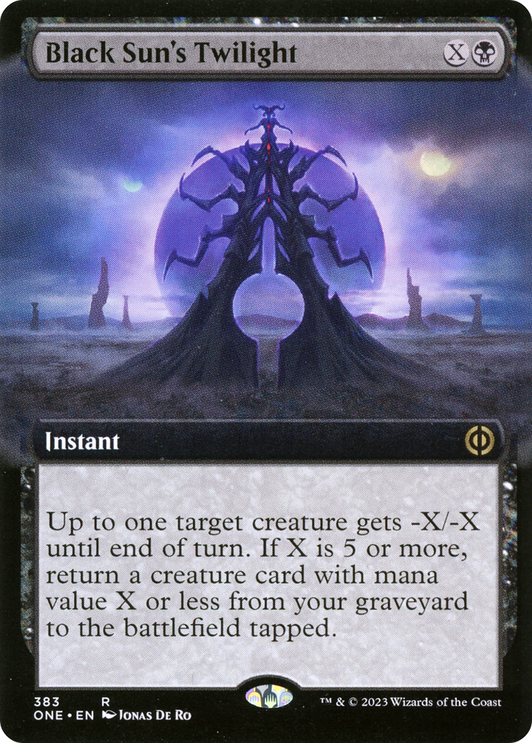 Black Sun's Twilight (Extended Art) (ONE-383) - Phyrexia: All Will Be One: (Extended Art)