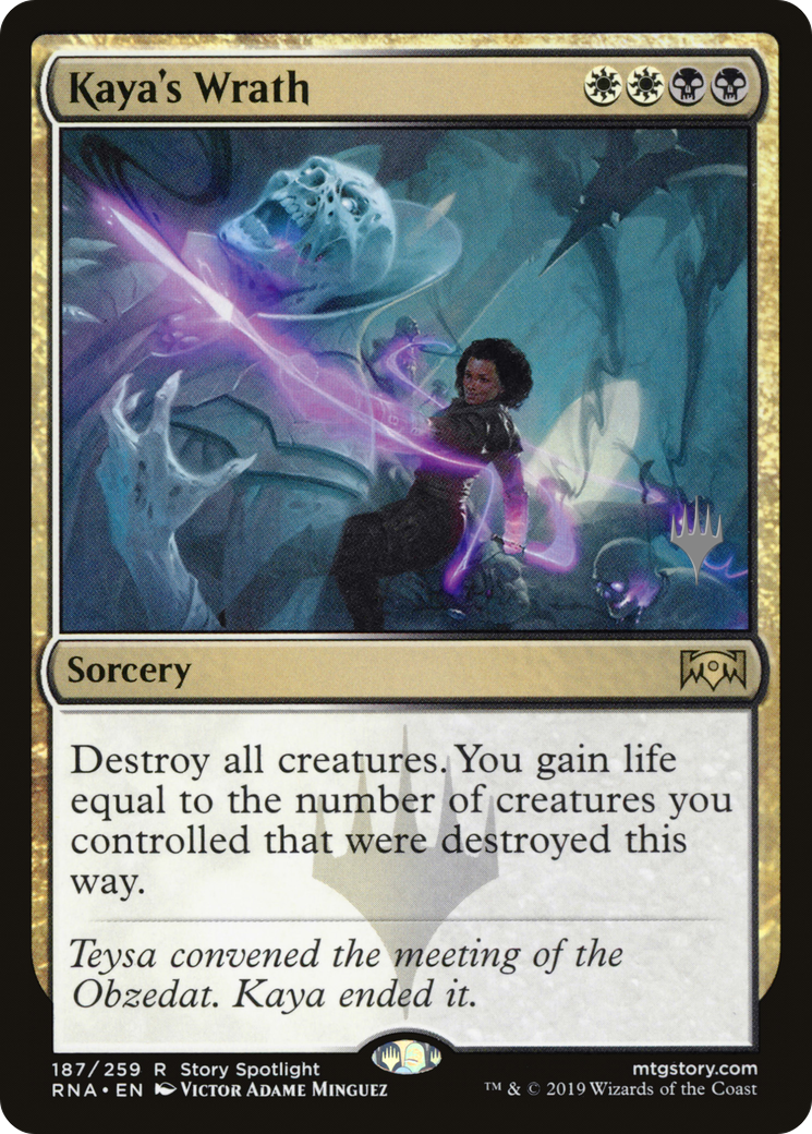 Kaya's Wrath (PPELD-187) - Ravnica Allegiance Promos