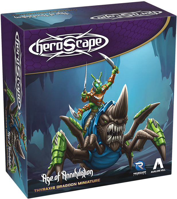 Heroscape:Age of Annihilation Thyraxis Dragon Miniature