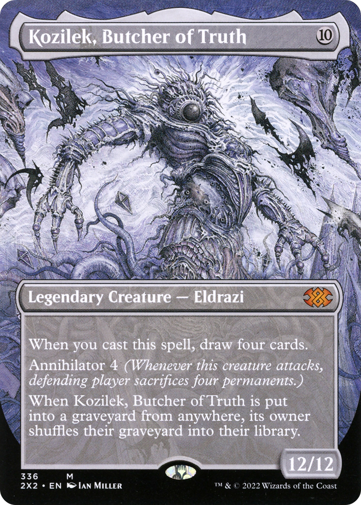 Kozilek, Butcher of Truth (Borderless) (2X2-336) - Double Masters 2022