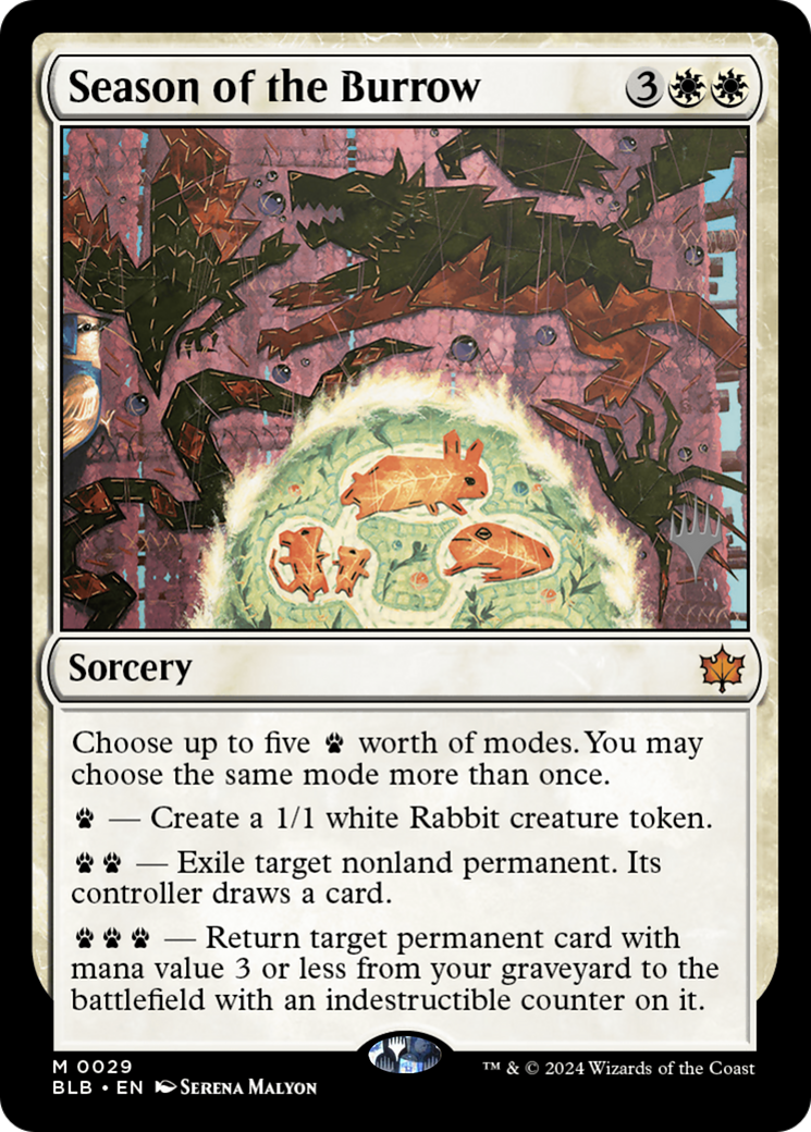 Season of the Burrow (PPBLB-029) - Bloomburrow Promos Foil