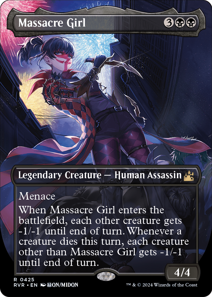 Massacre Girl (Anime Borderless) (RVR-425) - Ravnica Remastered