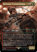 Ravenous Tyrannosaurus (Borderless) (Emblem) (REX-043) - Jurassic World Collection Foil