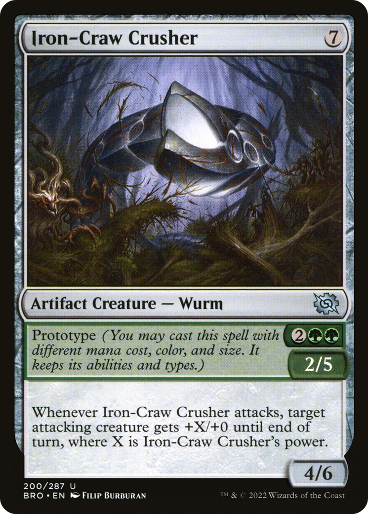 Iron-Craw Crusher (BRO-200) - The Brothers' War Foil