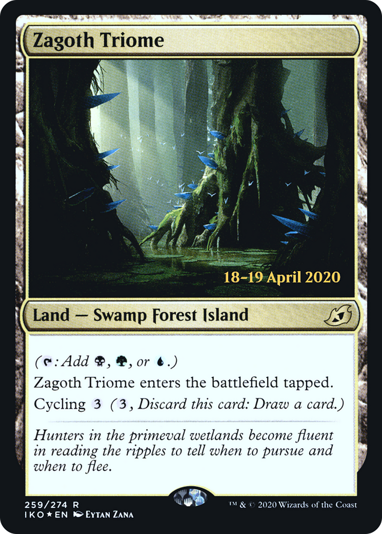 Zagoth Triome (PRE-259) - Ikoria: Lair of Behemoths Promos Foil