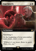 Four Knocks (Extended Art) (Surge Foil) (WHO-931) - Doctor Who: (Extended Art) Foil