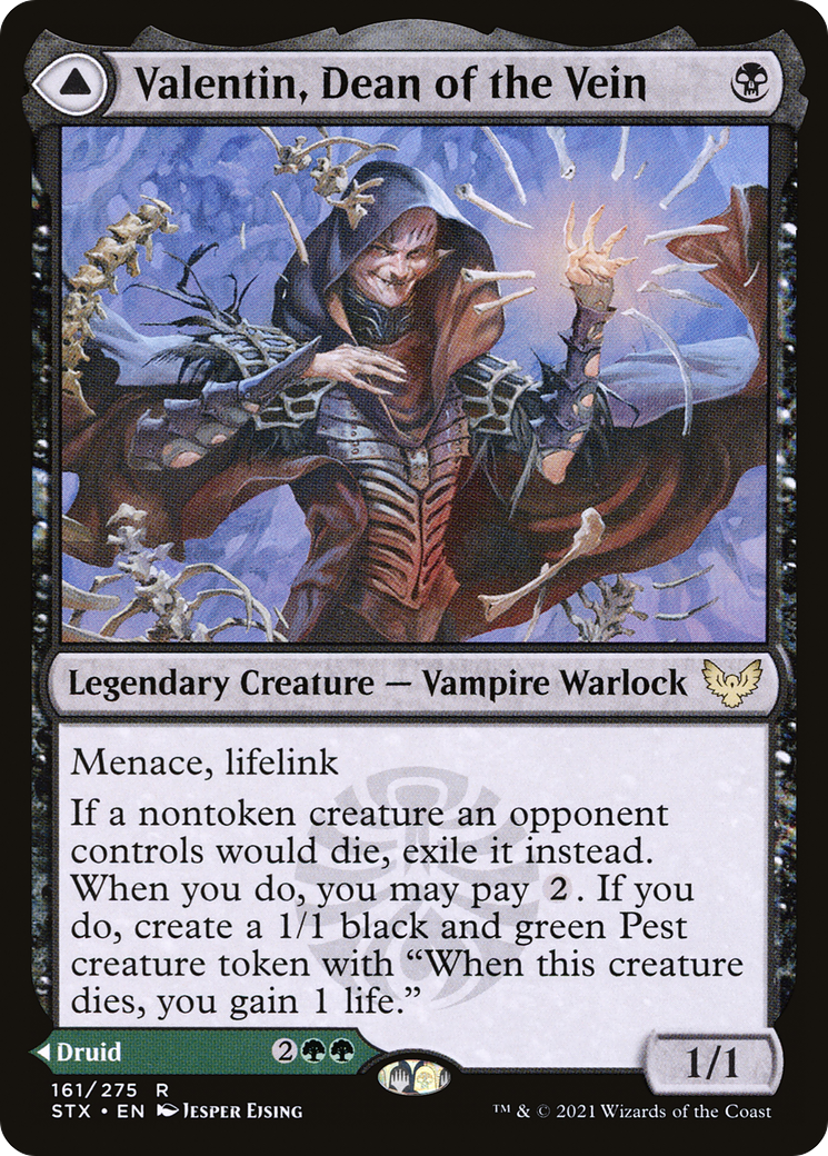 Valentin, Dean of the Vein (STX-161) - Strixhaven: School of Mages Foil