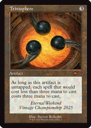 Trinisphere (Retro Frame) (Eternal Weekend 2025 Promo) (UMP-002) - Unique and Miscellaneous Promos Foil