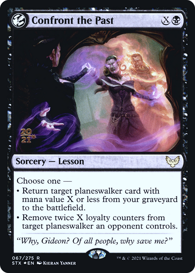 Confront the Past (PRE-067) - Strixhaven: School of Mages Promos: (lesson) Foil