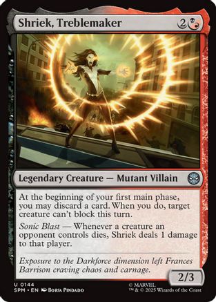 Shriek, Treblemaker (SPM-144) - Marvel's Spider-Man Foil