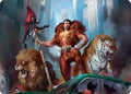 Kraven, Proud Predator Art Card (AASPM-028) - Art Series: Marvel's Spider-Man