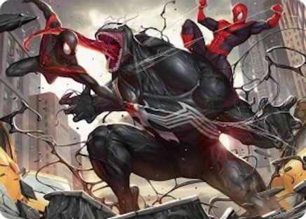 Terrific Team-Up Art Card (AASPM-023) - Art Series: Marvel's Spider-Man