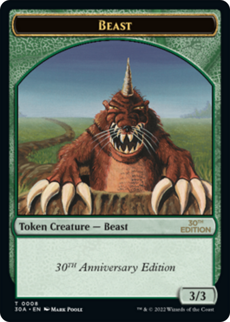 Beast Token (30A-008) - 30th Anniversary Tokens