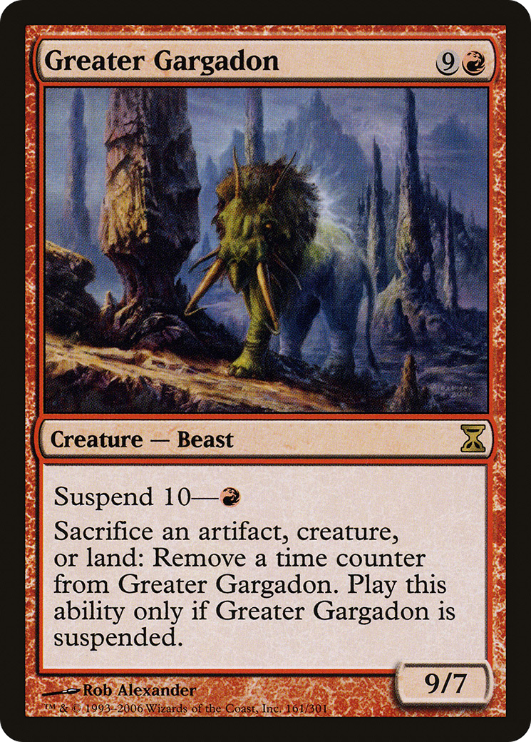 Greater Gargadon (TSP-161) - Time Spiral Foil