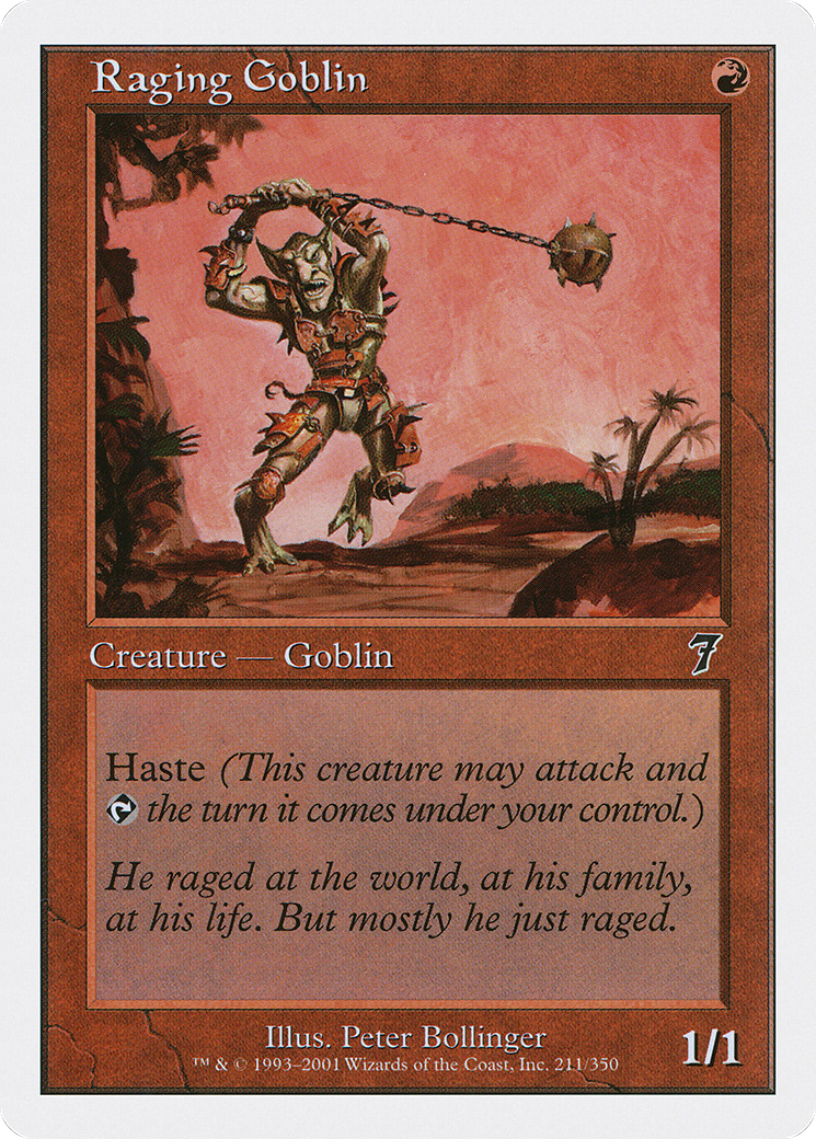 Raging Goblin (7ED-211) - 7th Edition