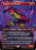 Raphael, the Muscle (0004) (Borderless) (TMC-004) - Commander: Teenage Mutant Ninja Turtles