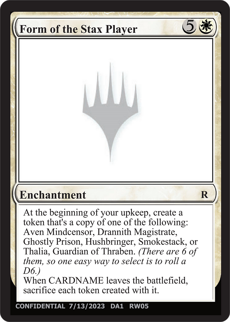 Form of the Stax Player (UNK-RW05B) - Unknown Event