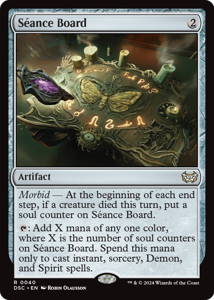 Seance Board (DSC-040) - Duskmourn: House of Horror Commander